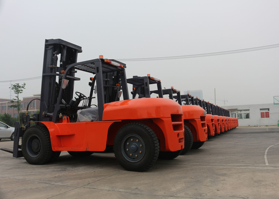 Chine Grande capacité 10 tonnes de chariot élévateur diesel hydraulique de manipulation matérielle avec le moteur d'Isuzu fournisseur